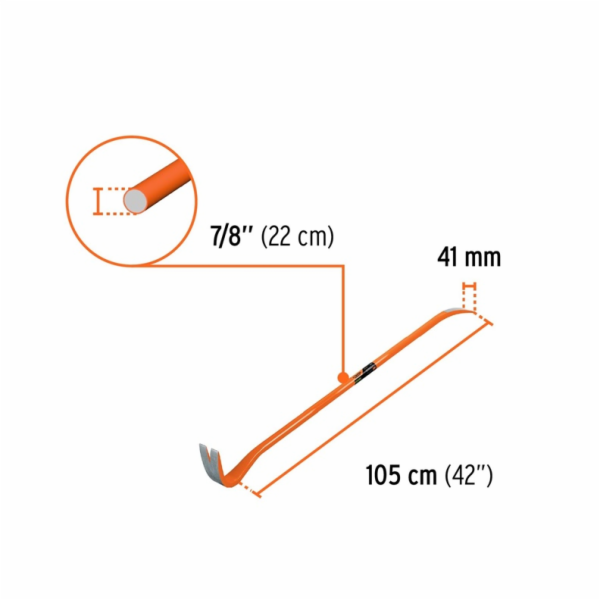 Truper Expert® navíječka jističů, 1050 mm x 22 mm