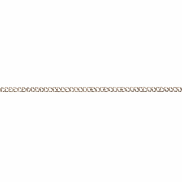 CONACORD Ocelový řetízek , kroucený, 1 mm x 1,5 mm, nikl,...