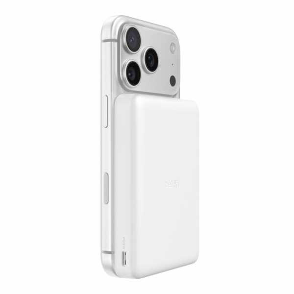 Belkin Boost Charge Slim Magnetic Powerbank 10K - White