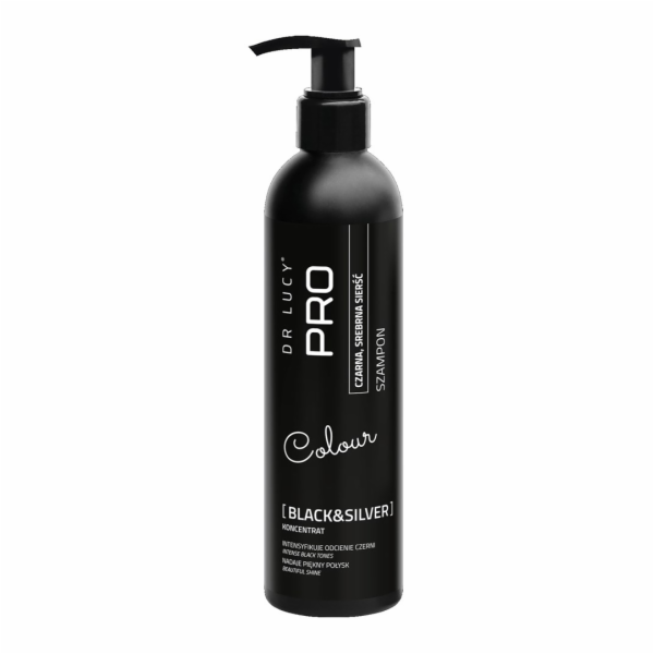 DR LUCY Black & Silver - šampon pro tmavou srst pro psy -...