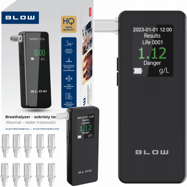 Alkomat-tester trzeźwości BLOW 9900