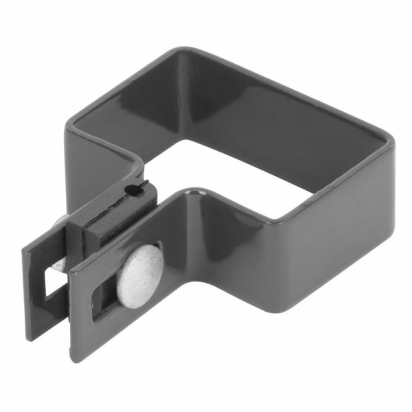 Objímka Strend Pro EUROSTANDARD, 60x40 mm, koncová, antra...