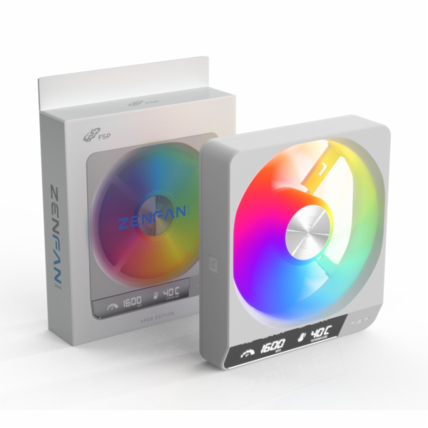 FSP Ventilátor ZENFAN-WA, A.RGB, White