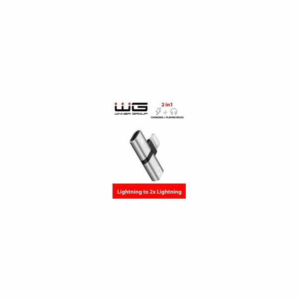 WG - Adapter Lightning (male) na Lightning 2x (female), s...