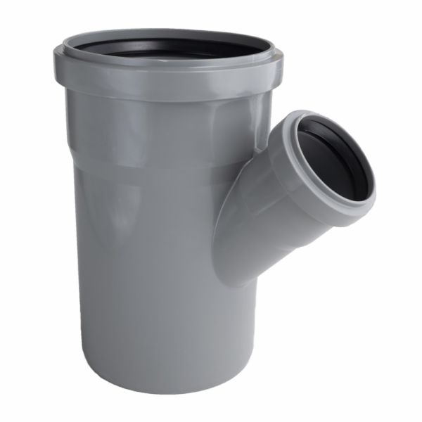 T-kus pro vnitřní kanalizaci HTplus, O 110 / 75 mm, 45°