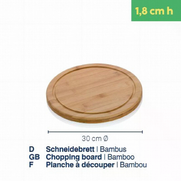 Prkénko krájecí KATANA bambus 30cm KL-12008