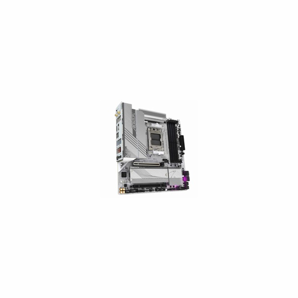 GIGABYTE MB Sc AM5 B650M AORUS ELITE AX ICE, AMD B650, 4x...