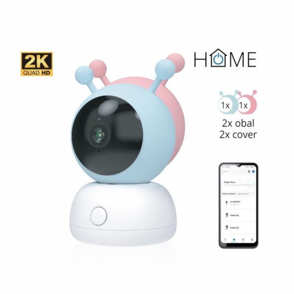 iGET HOME Camera CS2 Baby - WiFi 2K IP kamera a chůvička,...