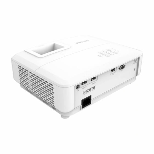 Projektor Phillips PR-860 s rozlišením 1080p (bílý)