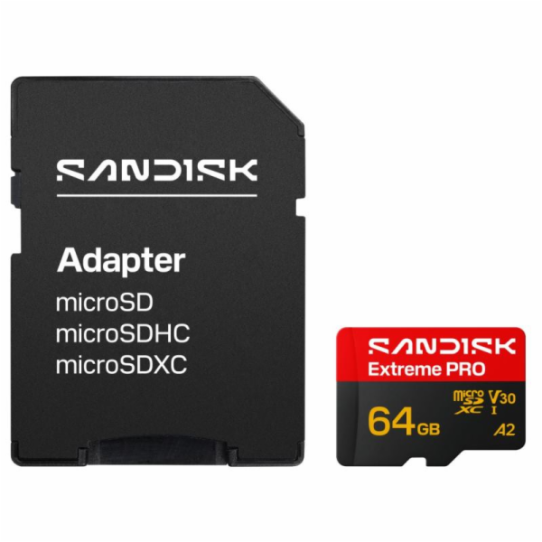 SanDisk Extreme PRO microSD UHS-I 64 GB MicroSDHC