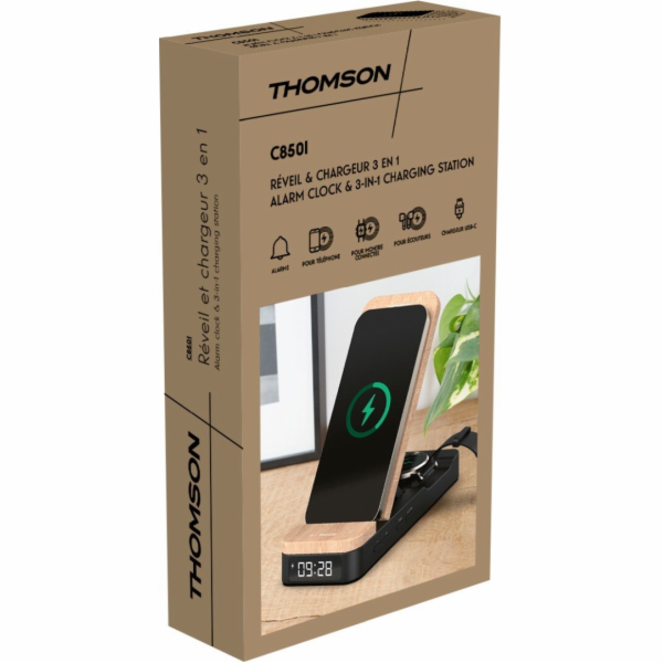 Thomson Nabíjecí stanice COSY 3 v 1 s budíkem