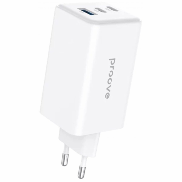 PROOVE Kapesní nabíječka GaN Max 100W (2x USB-C + USB) (P...