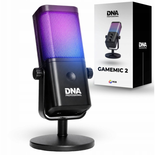 DNA GAMEMIC 2 Microphone USB RGB kondenzátorový mikrofon ...