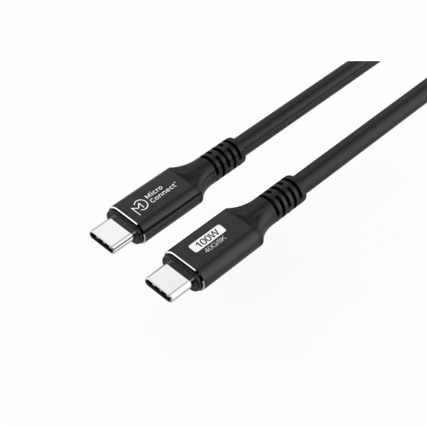 MicroConnect Kabel USB USB-C - USB-C 3 m černý (USB4CC3)