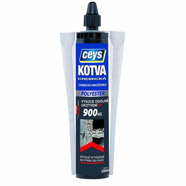 Chemická kotva Ceys, polyester, 300 ml