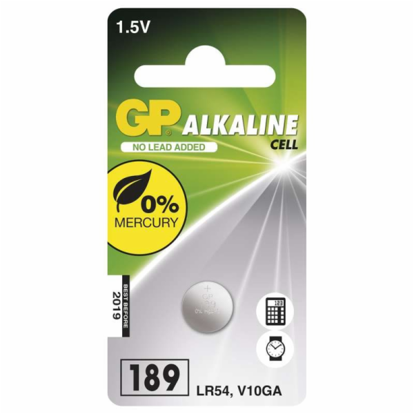 GP alkalická baterie 1,5V LR54 1ks