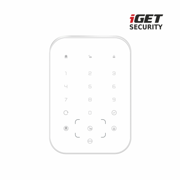 iGET SECURITY MP13 - bezdrátová klávesnice s RFID čtečkou...