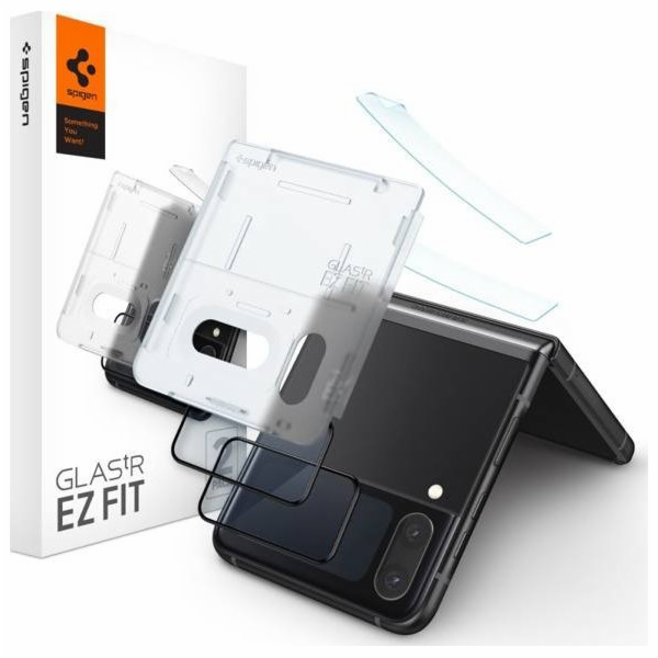 Spigen Tvrzené sklo FC EZ FIT + fólie na panty, balení 2 ...