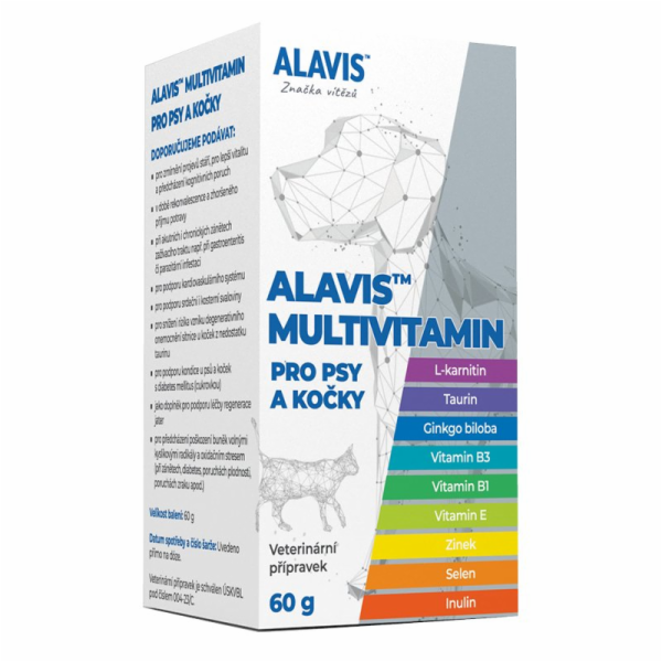ALAVIS Multivitamin pro psy a kočky 60g
