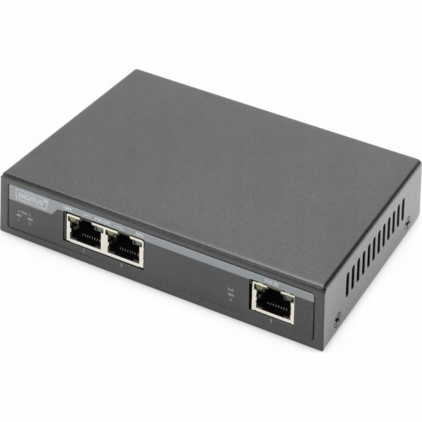 Digitus Extender 2 -port Gigabit 4poe 802.3AT 60W - Switc...