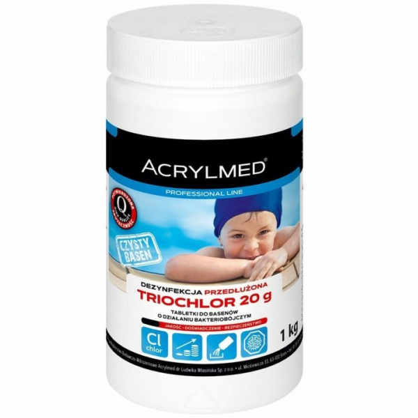 Acrylmed TRIOCHLOR Chlorové tablety s prodlouženým účinke...