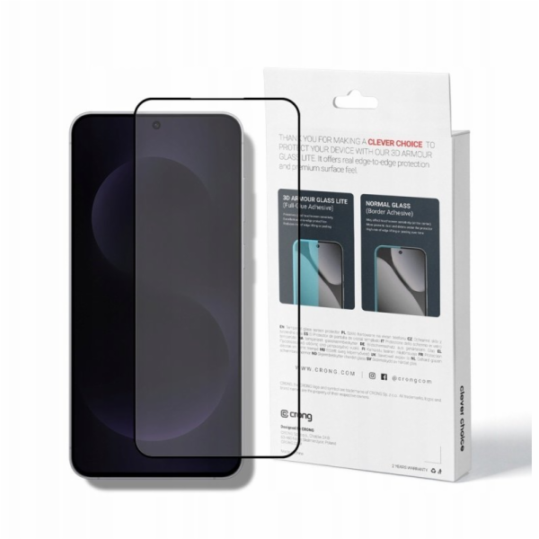 CRONG Tvrzené sklo 3D Armor Glass Lite s plným lepidlem p...