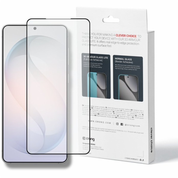 CRONG Tvrzené sklo 3D Armor Glass Lite s plným lepidlem p...