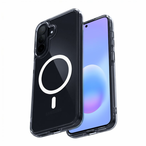 CRONG Hybridní průhledný magnetický kryt MagSafe pro Sams...