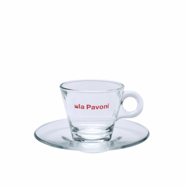 La Pavoni  Espresso Cups &amp;  Saucers Set, 6-Piece
