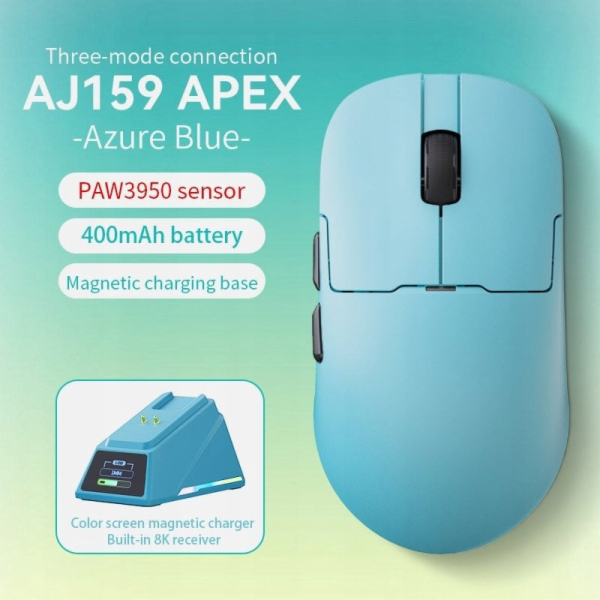 Ajazz Bezdrátová myš AJ159 APEX Blue