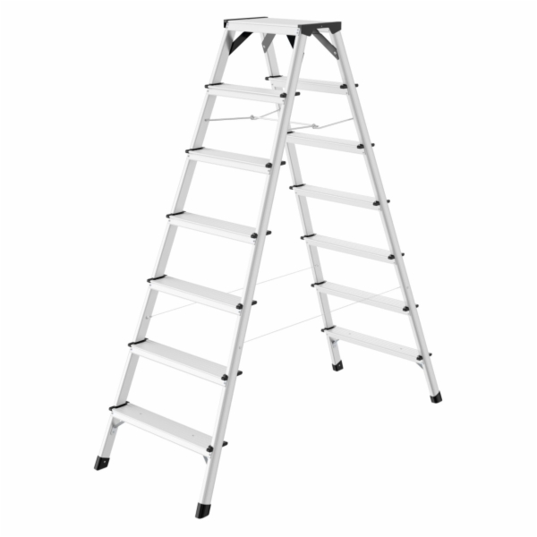 Hailo D60 StandardLine  2x7 Steps Double-Sided Ladder