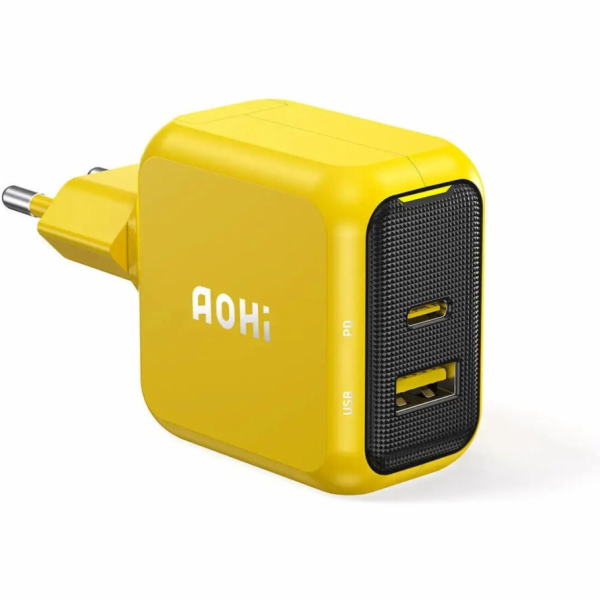 AOHI Magcube PD Charger 1 USB-A 1 USB-C 67W (AOC-C011)
