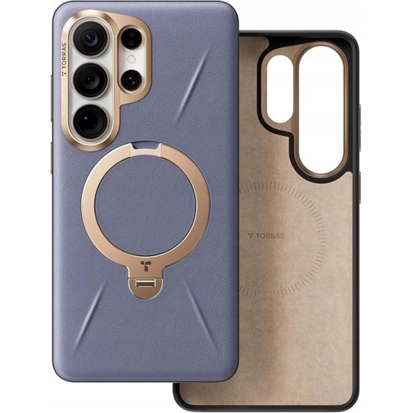 Torras Pouzdro na telefon Ostand Q3 VegSkin tmavě fialové...
