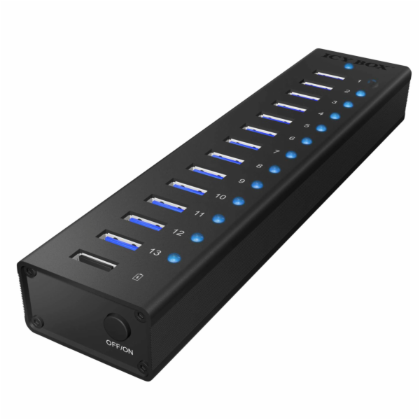 ICYBOX HUB USB Icy Box 13x USB-A 3.0 (IB-AC6113) 70420