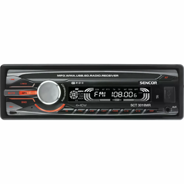 SENCOR SCT 3018MR AUTORÁDIO S USB/SD/RDS SENCOR