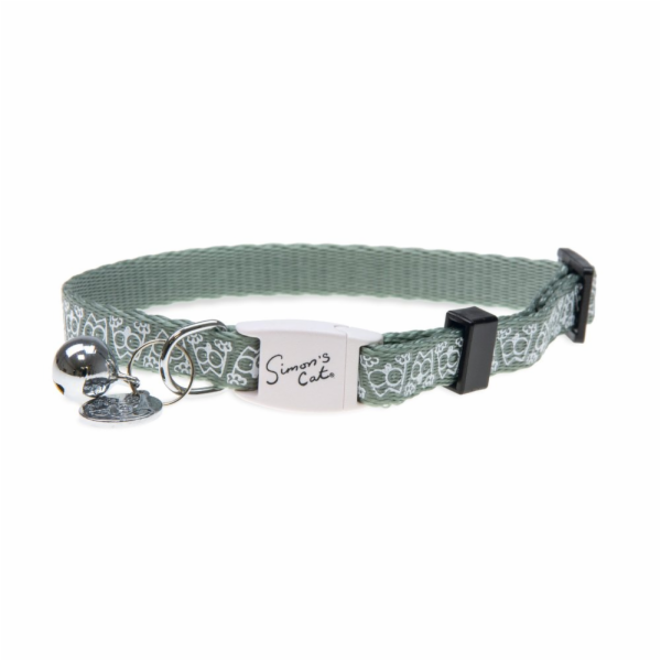 Karlie Simon s Cat Obojek zelený pro kočky 20-30cm x 10mm