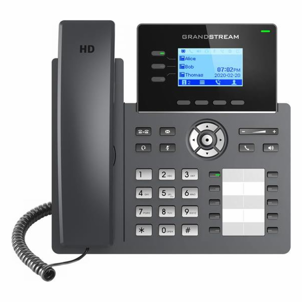Grandstream GRP2604P/ VoIP telefon/ 2,48" podsvícený graf...