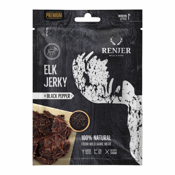 RENJER Modern Nordic Elk (Losi´) Jerky Black Pepper 25g