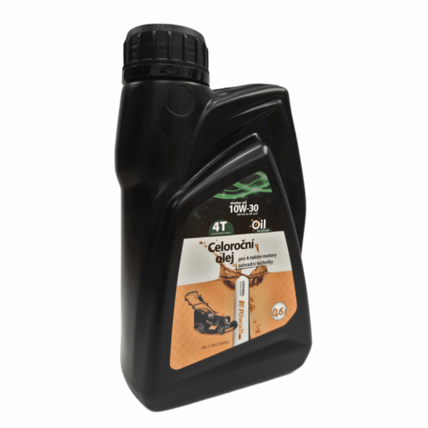 Celoroční olej Riwall pro 4-taktní motory (0.6l, SAE10W-30)