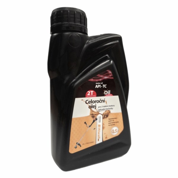 Celoroční olej Riwall pro 2-taktní motory (0.5l)