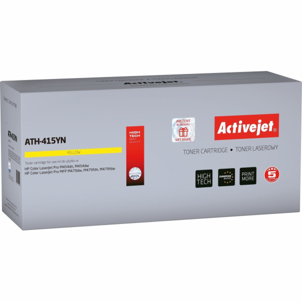 Activejet ATH-415YN toner for HP printer; Replacement HP ...