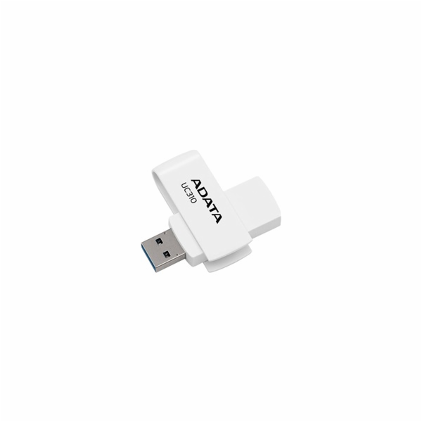 ADATA UC310/128GB/USB 3.2/USB-A/Bílá