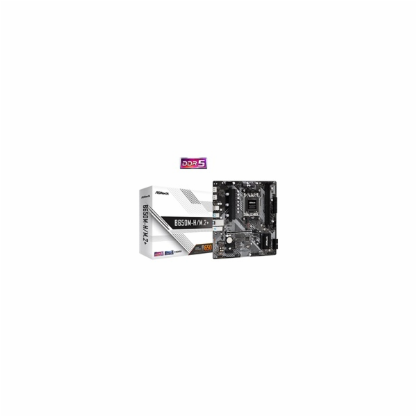 ASRock MB Sc AM5 B650M-H/M.2+, AMD B650, 2xDDR5, 1xDP, 1x...