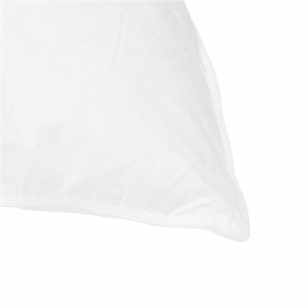 Masterjero Natural Feather LOW, Polštář, bílý, 50 cm x 70 cm