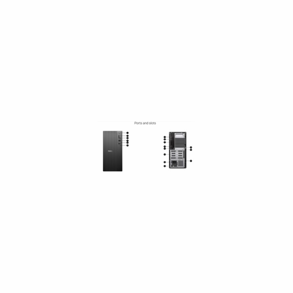 DELL PC Pro Tower Essential QVT1260/180W/U5-225/16GB/512G...