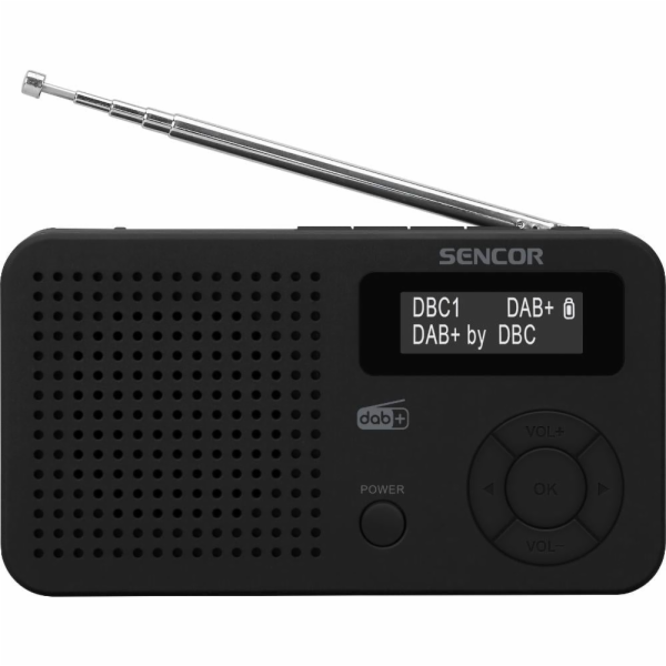 Rádio SENCOR SRD 7210B DAB+/FM/BT/USB