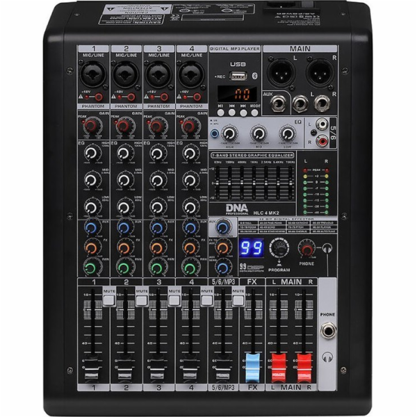 DNA Professional HLC 4 MK2 - analogový mixážní pult s USB...