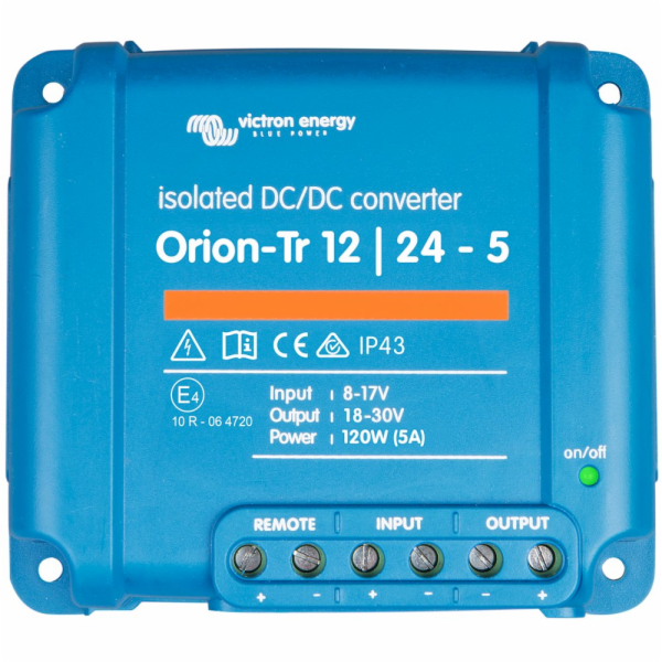 Victron Orion-Tr 12/24 V-5 A (120 W) DC-DC konvertor, izo...