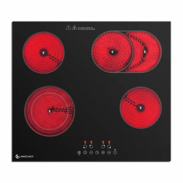 AMZCHEF CE-T-72CB4xyP200-LBHA 4-plotýnková keramická varn...