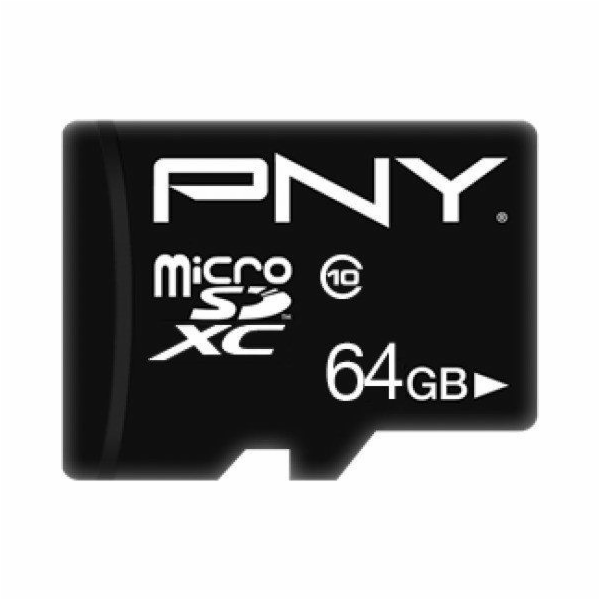 Karta PNY Performance Plus MicroSDXC 64 GB Class 10 (P-SD...